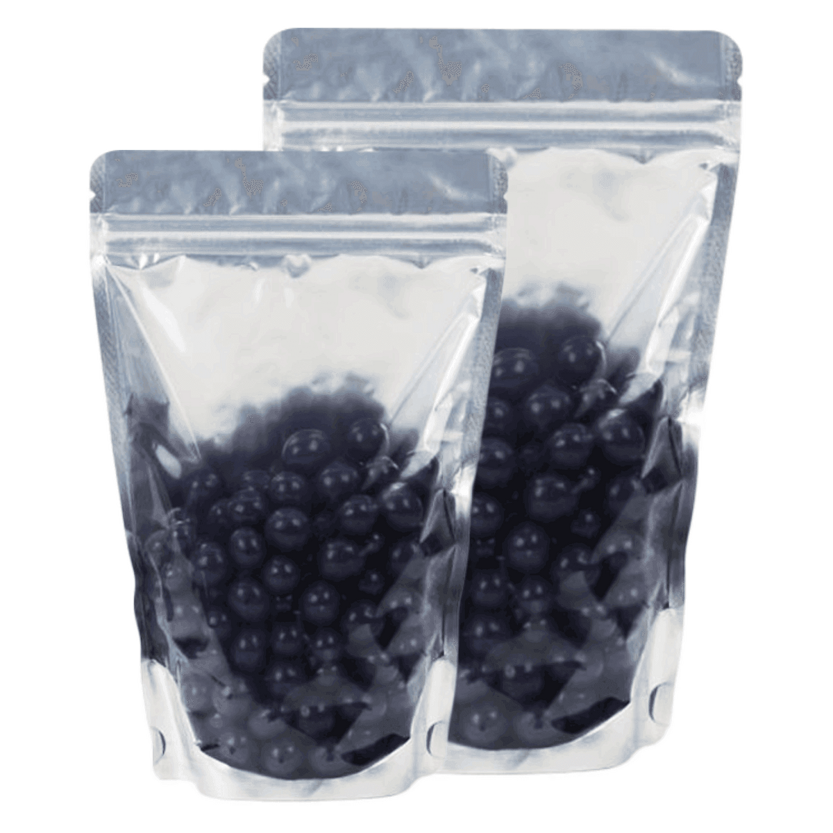 One side metallized standup zipper pouches