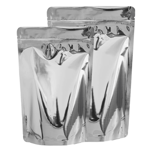 Metallized standup zipper pouches