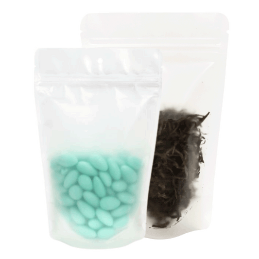 Frosted standup zipper pouches