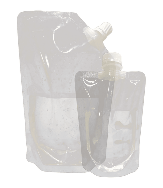 Transparent vacuum standup pouches