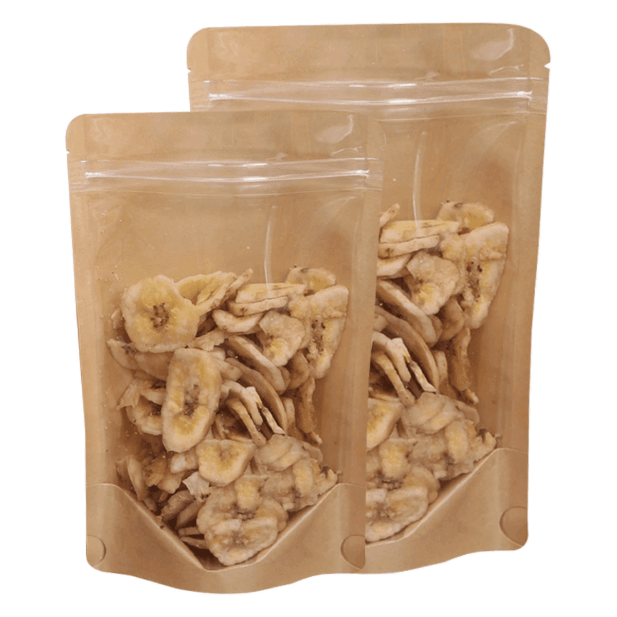One side kraft paper standup zipper pouches
